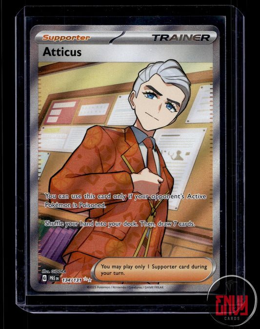 Atticus Near Mint 134/131 Ultra Rare Prismatic Evolutions Pokemon