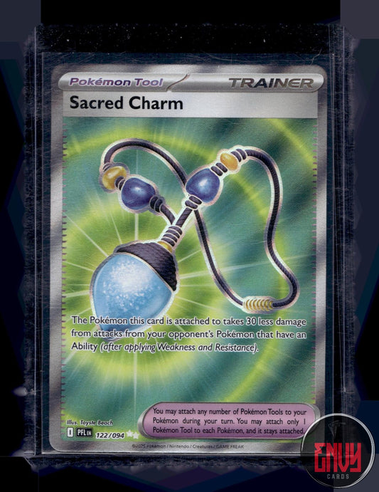 Sacred Charm Near Mint 122/094 Ultra Rare Phantasmal Flames Pokemon