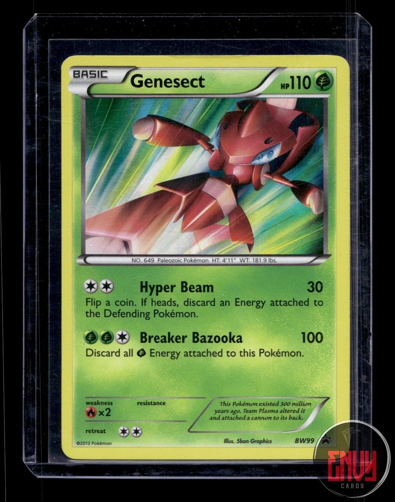 Genesect Moderately Played BW99 Promo Black And White Promo Pokemon