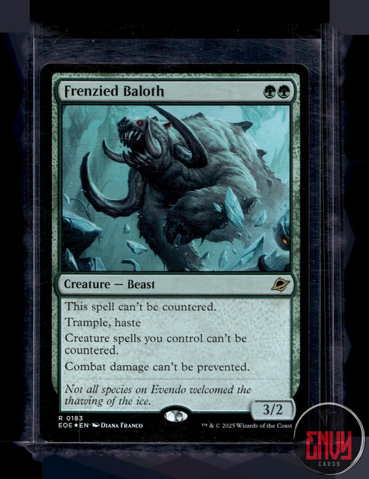 Frenzied Baloth Near Mint 183 Rare Edge of Eternities Magic: The Gathering Foil