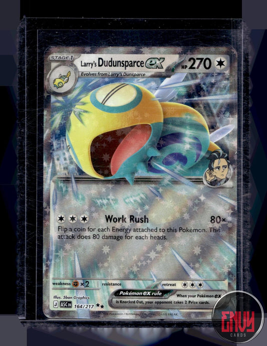 Larry's Dudunsparce ex Near Mint 164/217 Double Rare Ascended Heroes Pokemon