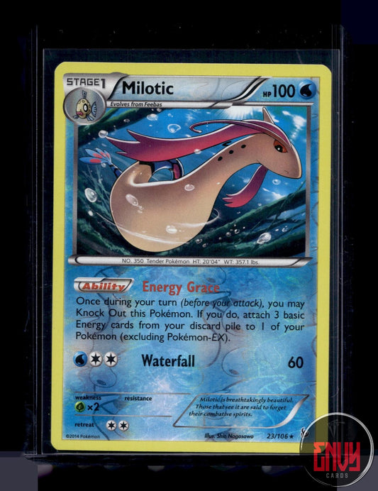 Milotic Lightly Played 23/106 Rare Flashfire Pokemon Reverse Holo