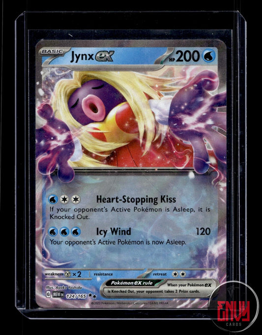 Jynx ex Near Mint 124/165 Double Rare 151 Pokemon