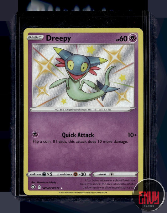 Dreepy Near Mint SV060/SV122 Shiny Rare Shining Fates Shiny Vault Pokemon Holo