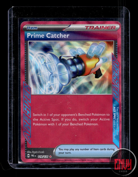 Prime Catcher Near Mint 119/131 ACE SPEC Rare Prismatic Evolutions Pokemon