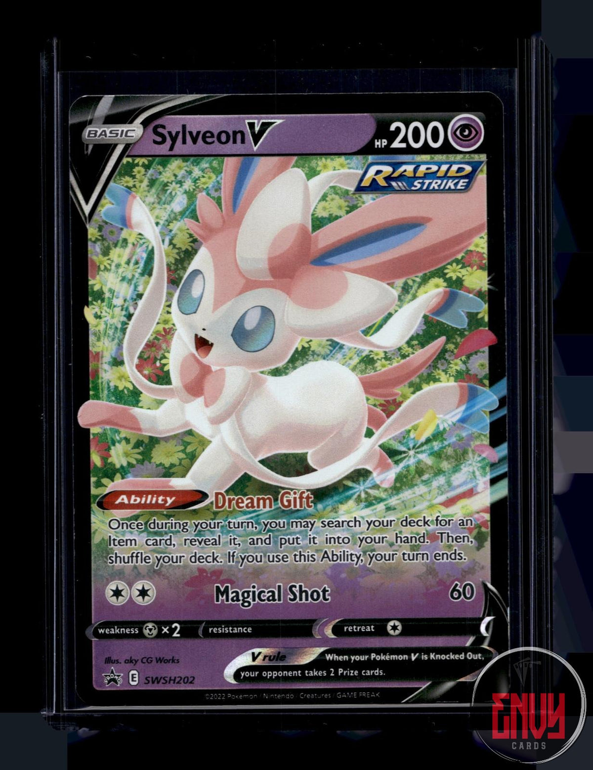 Sylveon V Lightly Played SWSH202 Promo Sword & Shield Promo Pokemon Holo