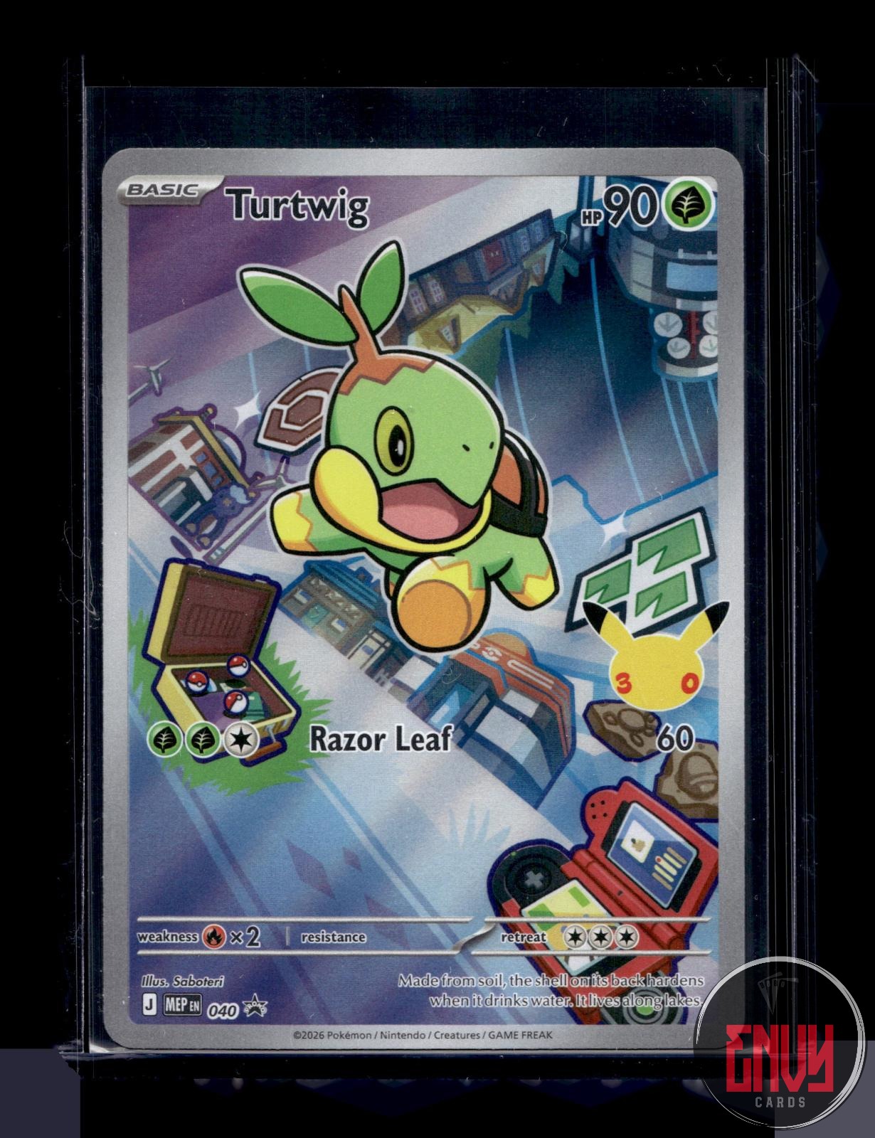 Turtwig Near Mint 040 Promo ME: Mega Evolution Promo Pokemon Holo
