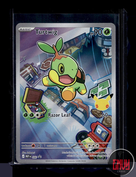 Turtwig Near Mint 040 Promo ME: Mega Evolution Promo Pokemon Holo