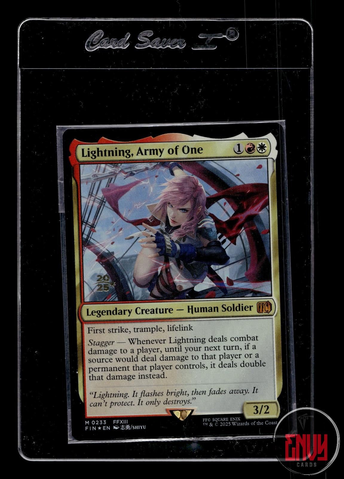 Lightning, Army of One Lightly Played 233 Mythic Prerelease Cards Foil