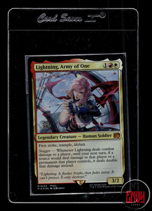 Lightning, Army of One Lightly Played 233 Mythic Prerelease Cards Foil