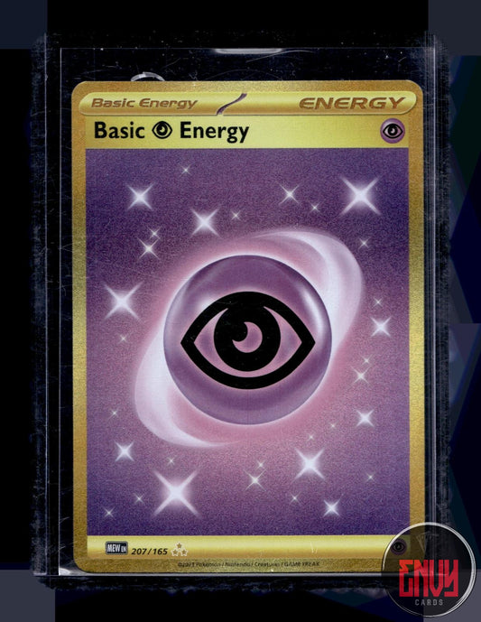 Basic Psychic Energy Near Mint 207/165 Hyper Rare 151 Pokemon