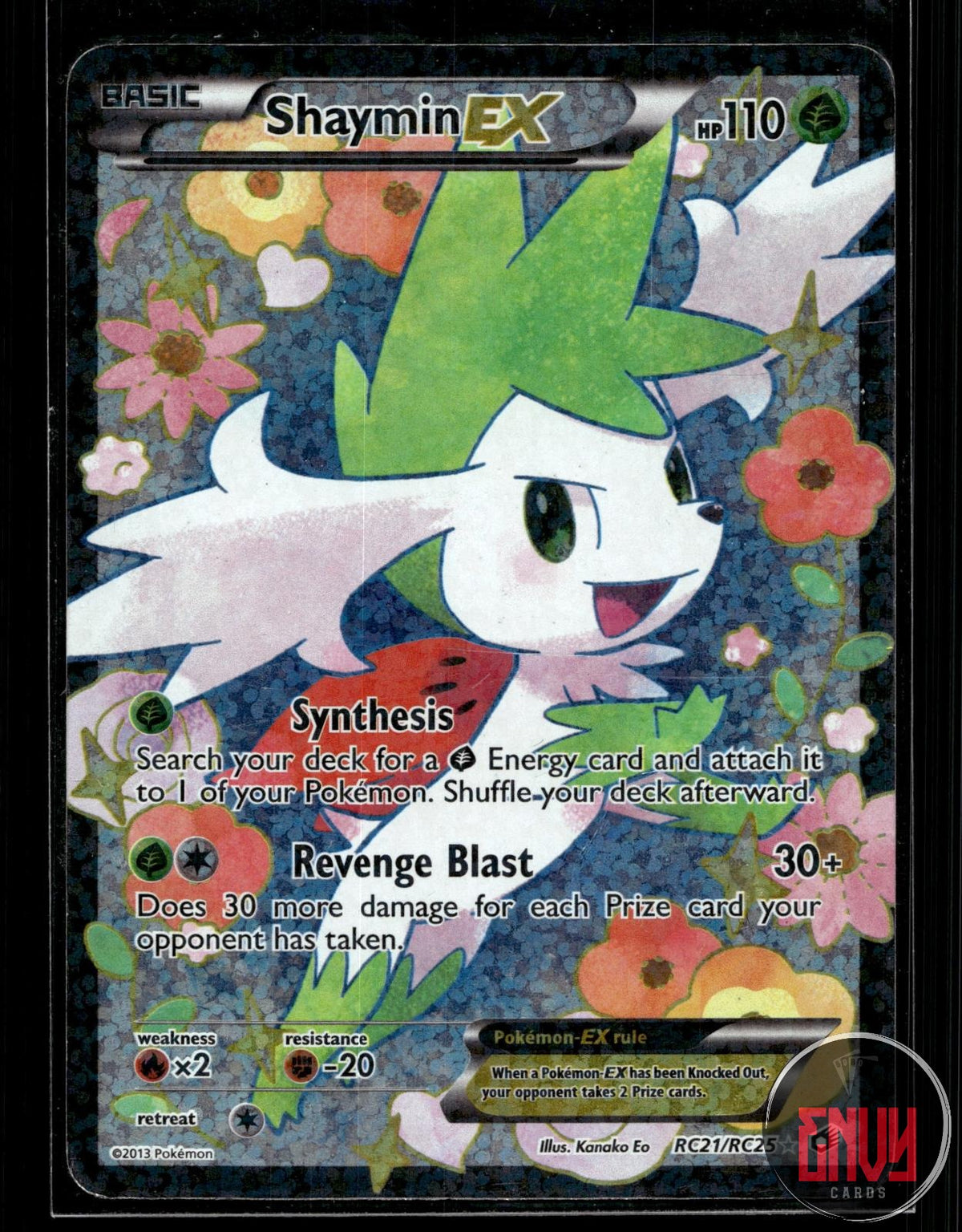 Shaymin EX (Full Art) HP RC21/RC25 Legendary Treasures: Radiant Collection Holo
