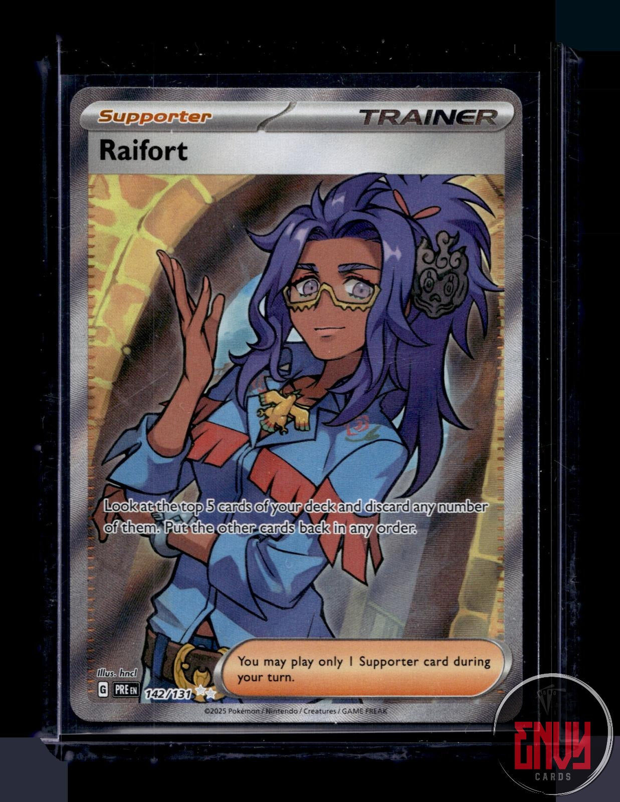 Raifort Near Mint 142/131 Ultra Rare Prismatic Evolutions Pokemon