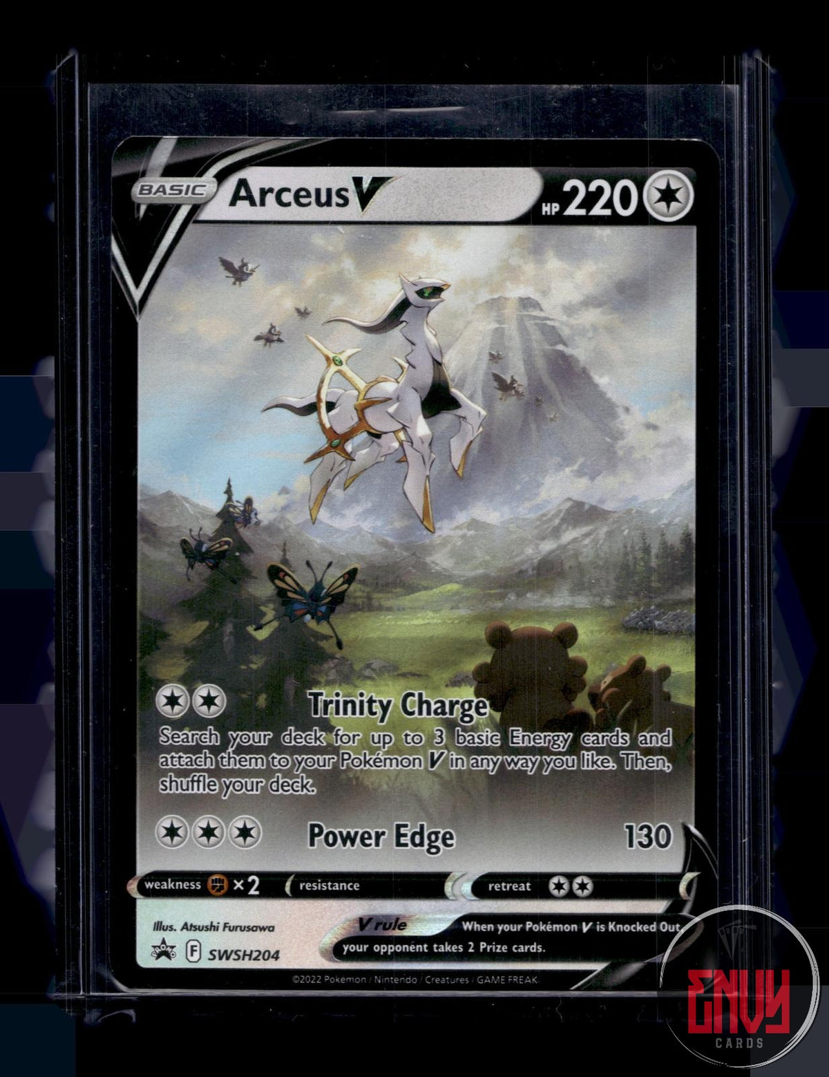 Arceus V Lightly Played SWSH204 Promo Sword & Shield Promo Pokemon Holo