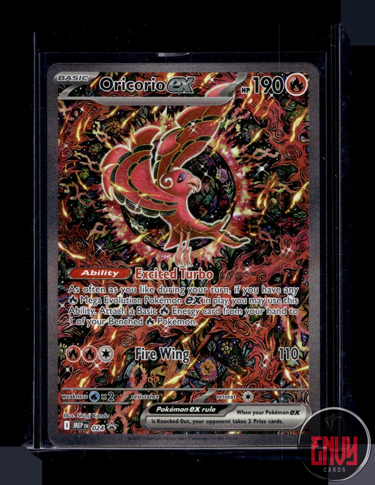 Oricorio ex Near Mint 024 Promo ME: Mega Evolution Promo Pokemon