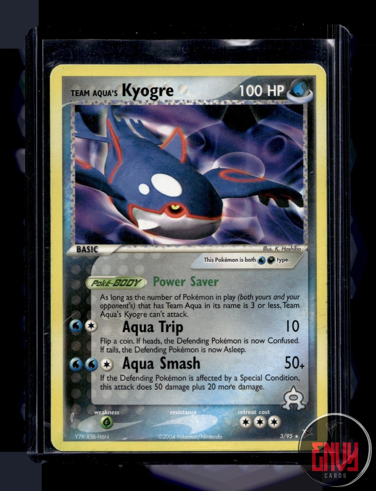 Team Aqua's Kyogre (EX Team Magma vs Team Aqua) MP 3/095 Deck Exclusives Pokemon