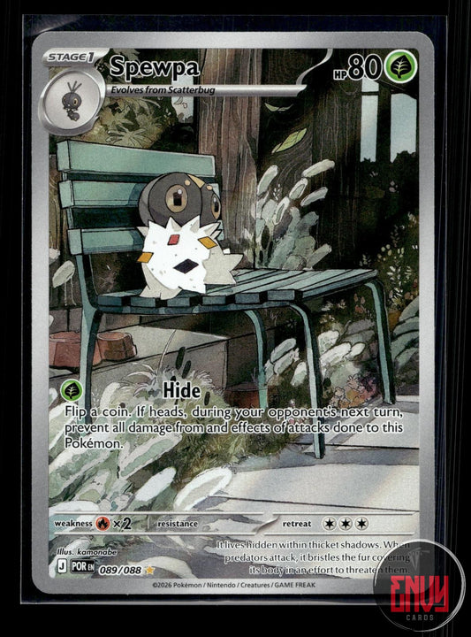 Spewpa NM 089/088 IR Perfect Order Pokemon Holo