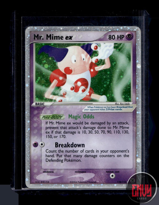 Mr. Mime ex Moderately Played 110/112 EX Rare FireRed & LeafGreen Pokemon Holo