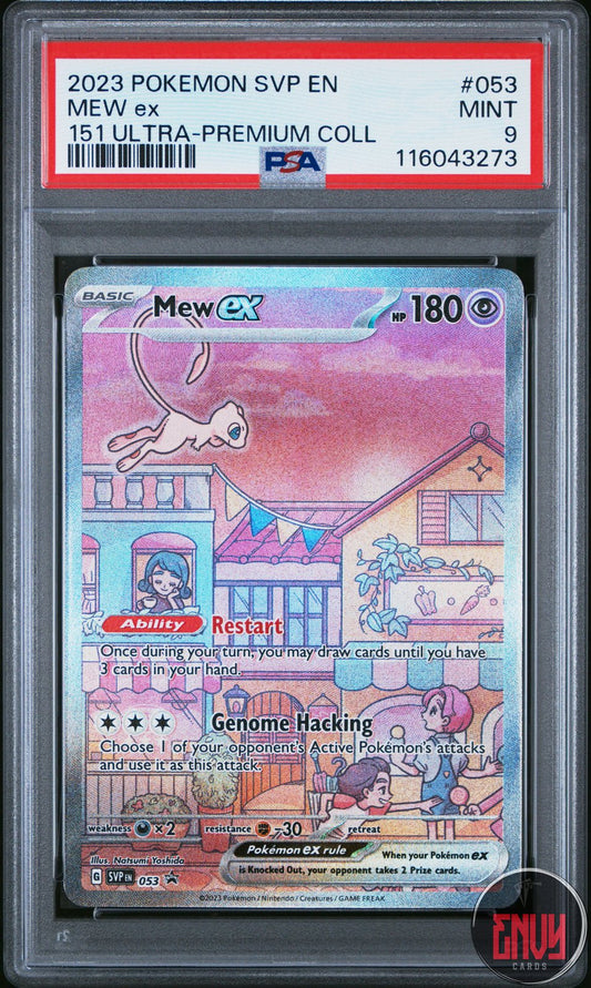Mew EX 053 151 Ultra-Premium Collection Sv Black Star Promo Pokemon PSA 9