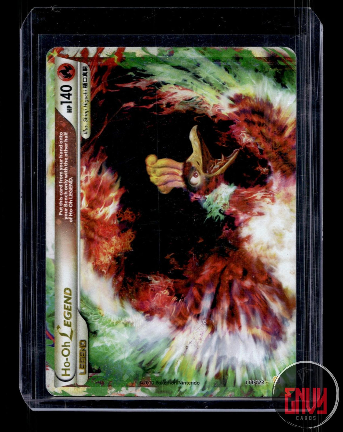 Ho-Oh LEGEND MP 111/123 LEGEND HeartGold & SoulSilver Pokemon Holo