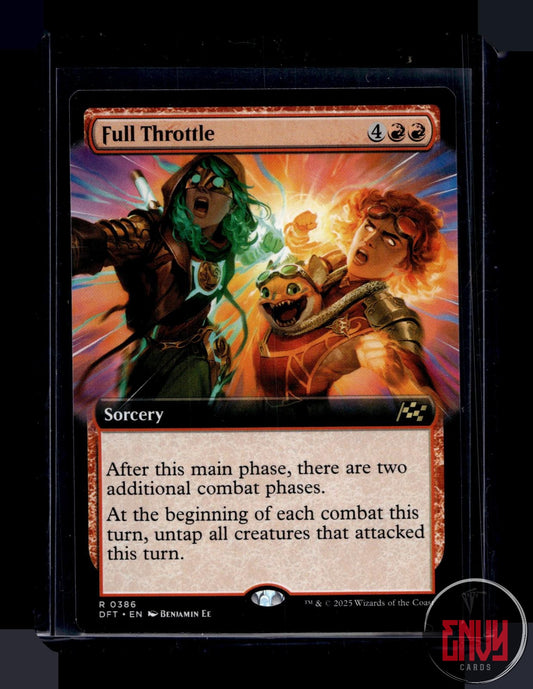 Full Throttle (Extended Art) Lightly Played 386 Rare Aetherdrift