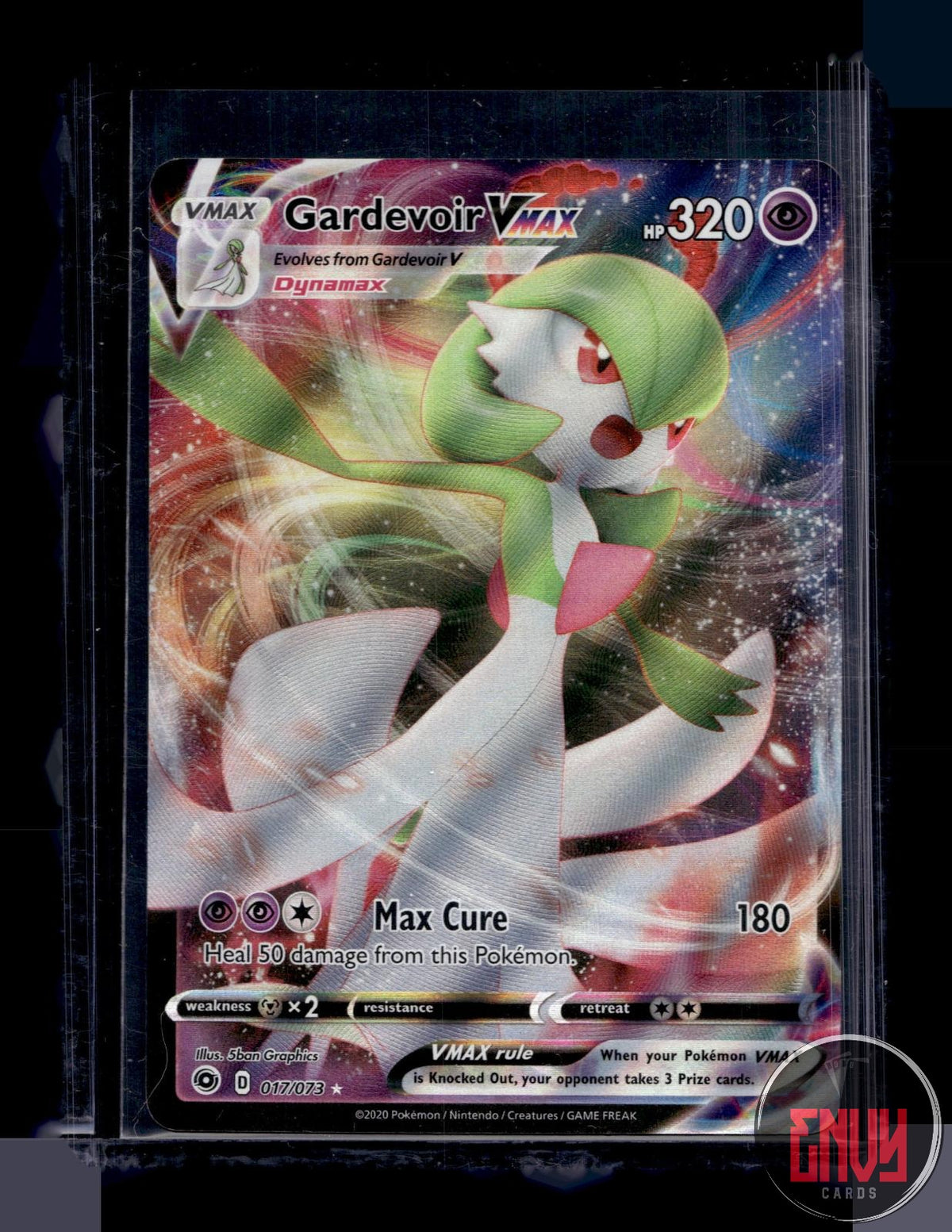 Gardevoir VMAX NM 017/073 VMAX Rare Champion's Path Pokemon Holo