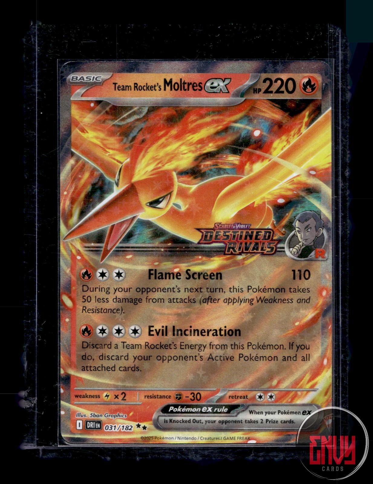 Team Rocket's Moltres ex NM 031/182 Miscellaneous Cards & Products Pokemon