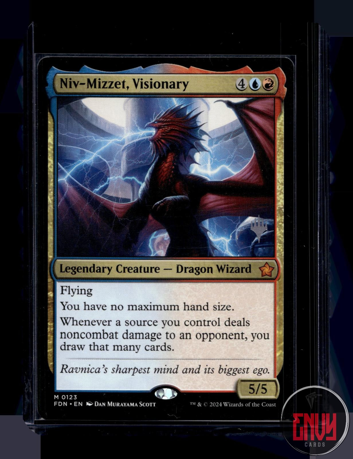 Niv-Mizzet, Visionary NM 123 Promo Pack: Duskmourn: House of Horror 