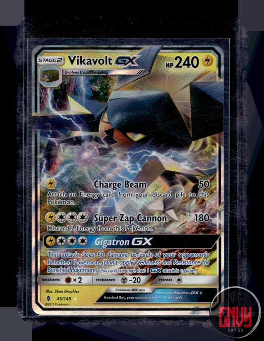 Vikavolt GX Lightly Played 45/145 Ultra Rare Guardians Rising Pokemon