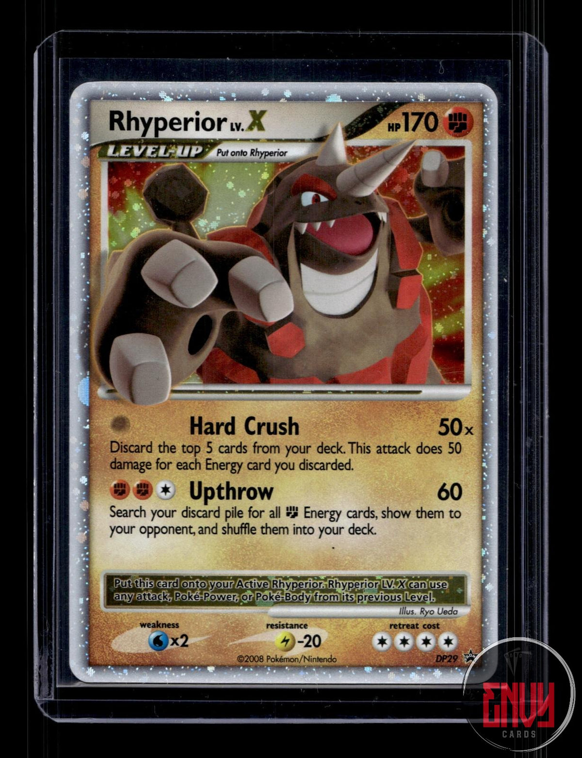 Rhyperior LV.X LP DP29 P Diamond and Pearl Promos Pokemon Holo