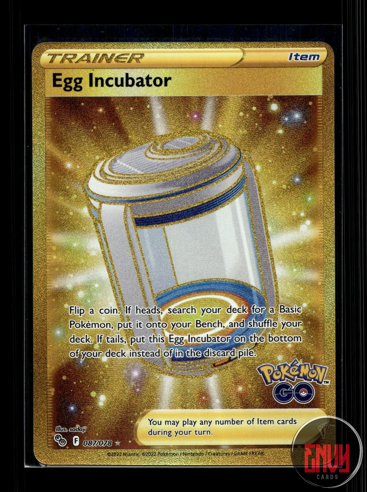 Egg Incubator LP 087/078 SEC Pokemon GO Pokemon Holo