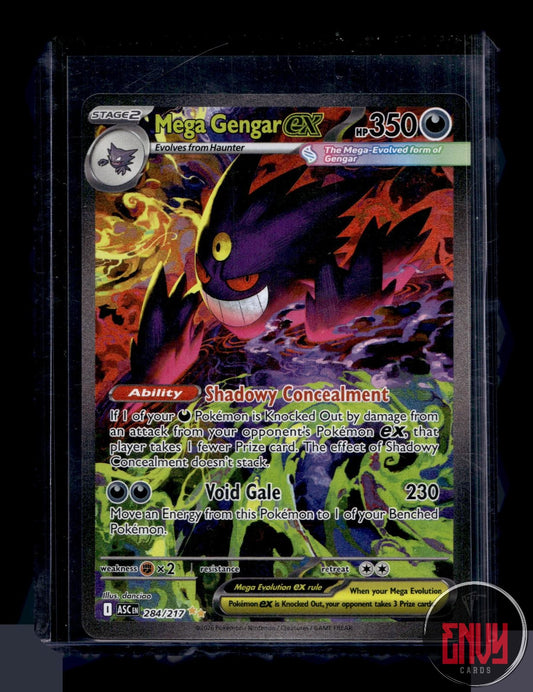 Mega Gengar ex NM 284/217 Special Illustration Rare Ascended Heroes Pokemon Holo
