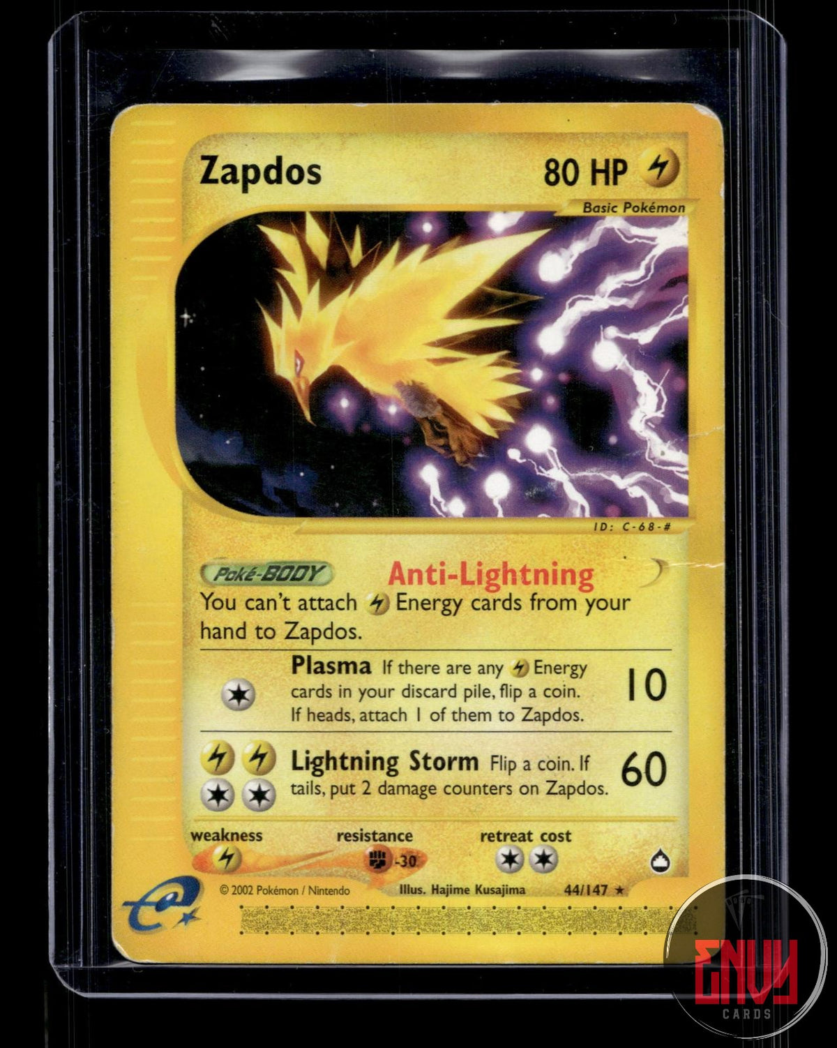 Zapdos DMG 44/147 R Aquapolis Pokemon