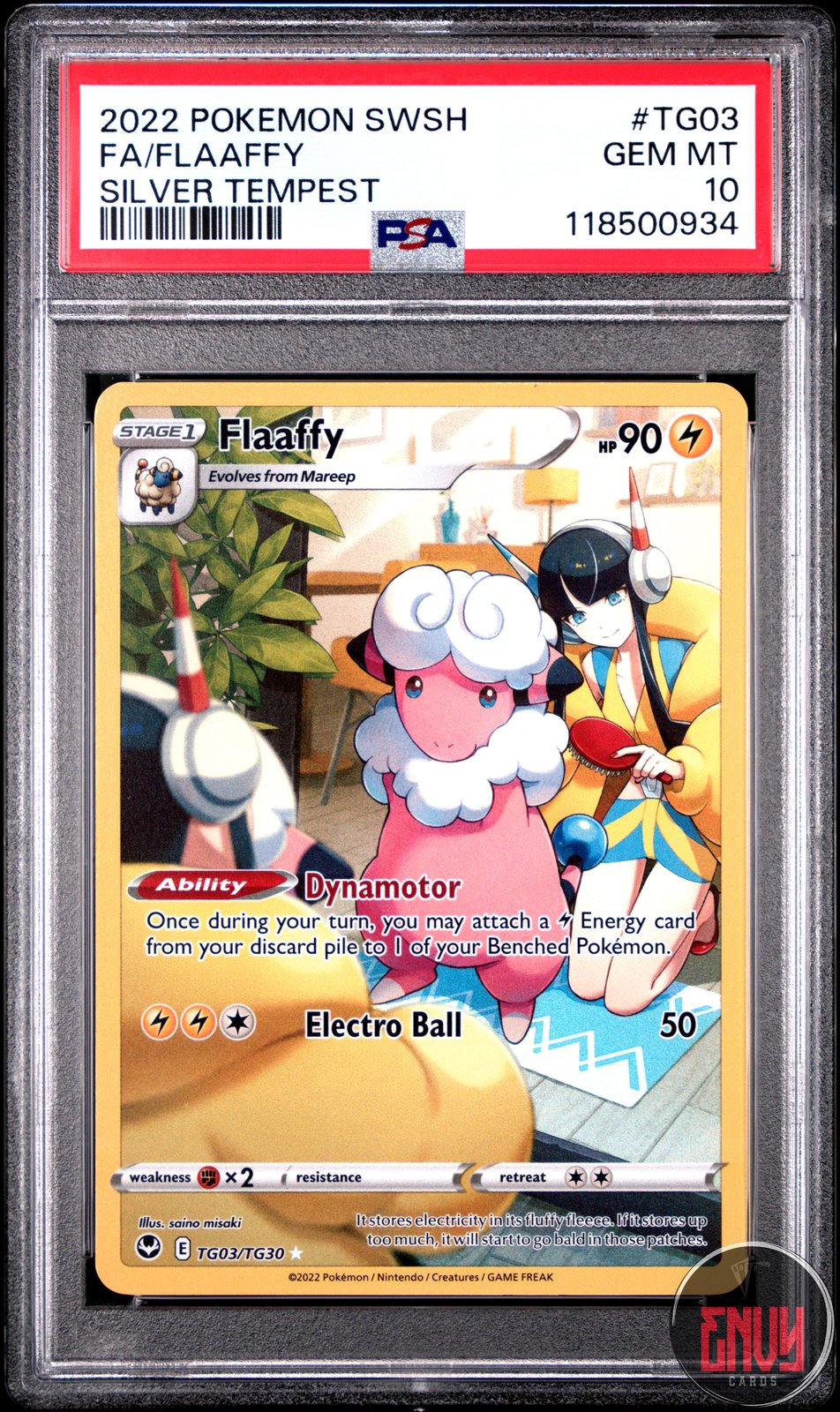 Flaaffy Tg03/Tg30 Silver Tempest Pokemon PSA 10