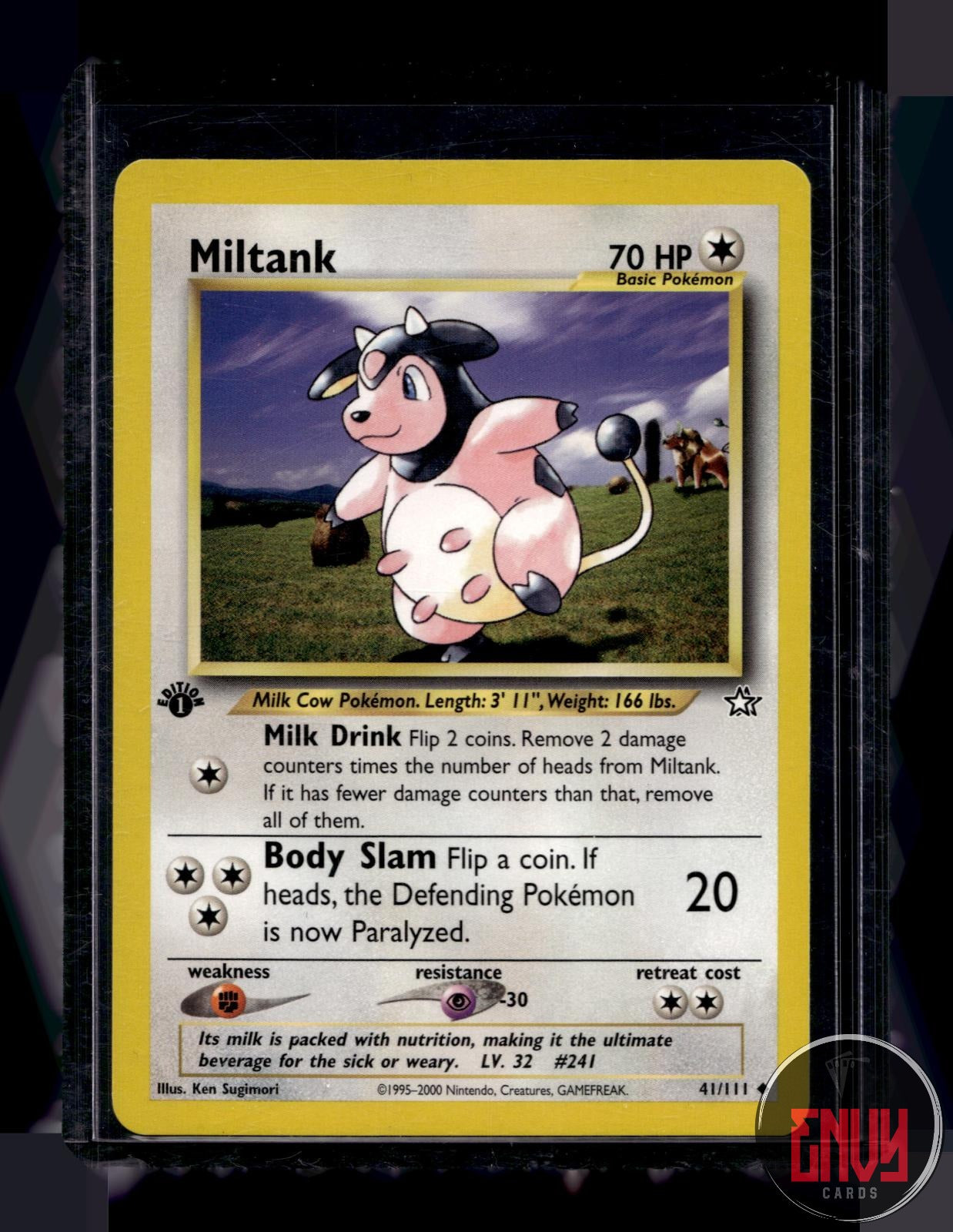 Miltank Lightly Played 41/111 Uncommon Neo Genesis Pokemon 1st Edition