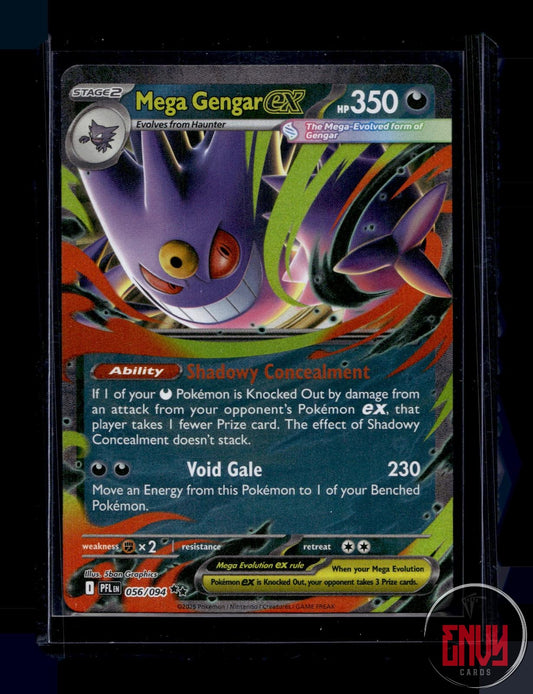 Mega Gengar ex Near Mint 056/094 Double Rare Phantasmal Flames Pokemon