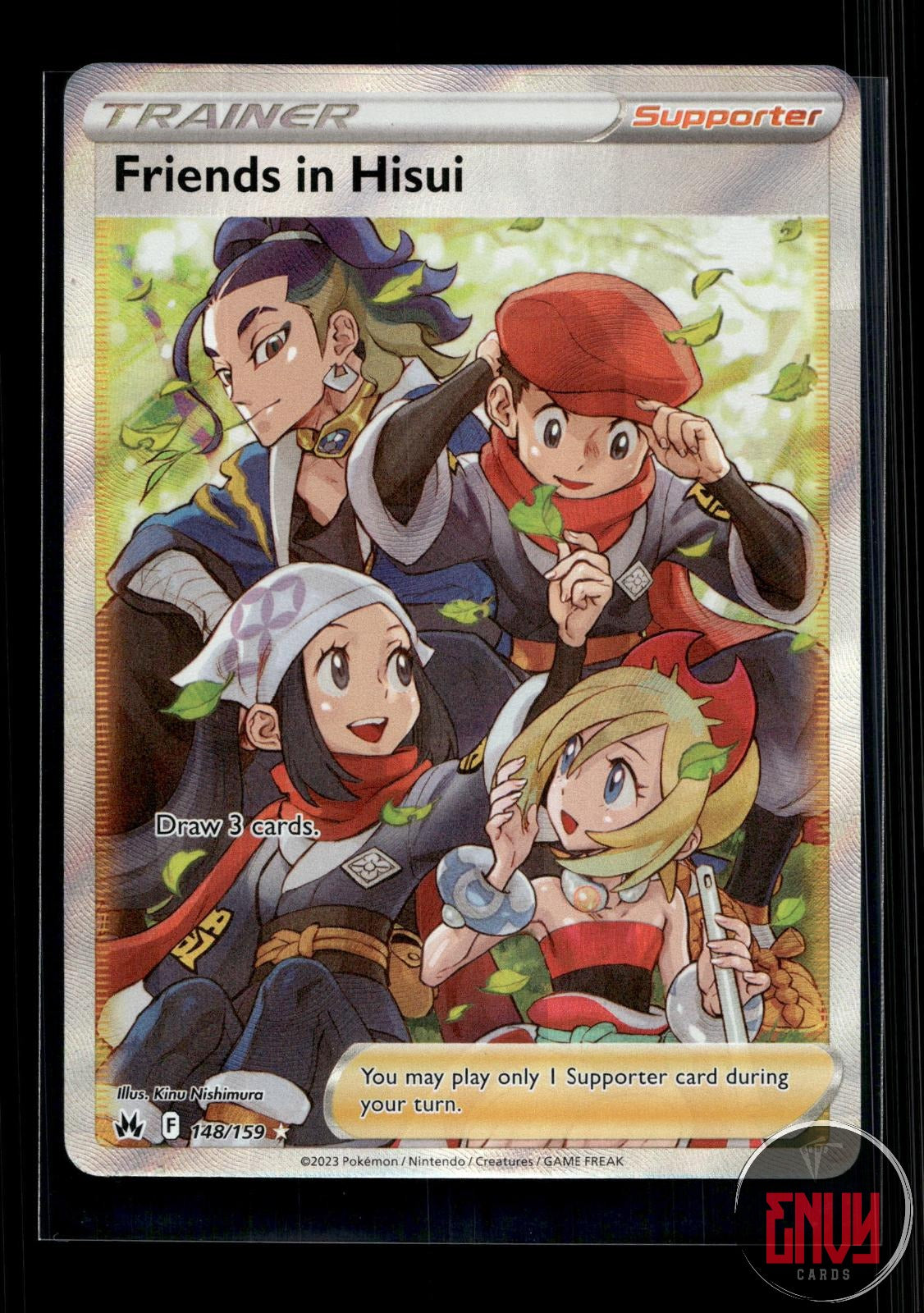 Friends in Hisui NM 148/159 UR Crown Zenith Pokemon Holo
