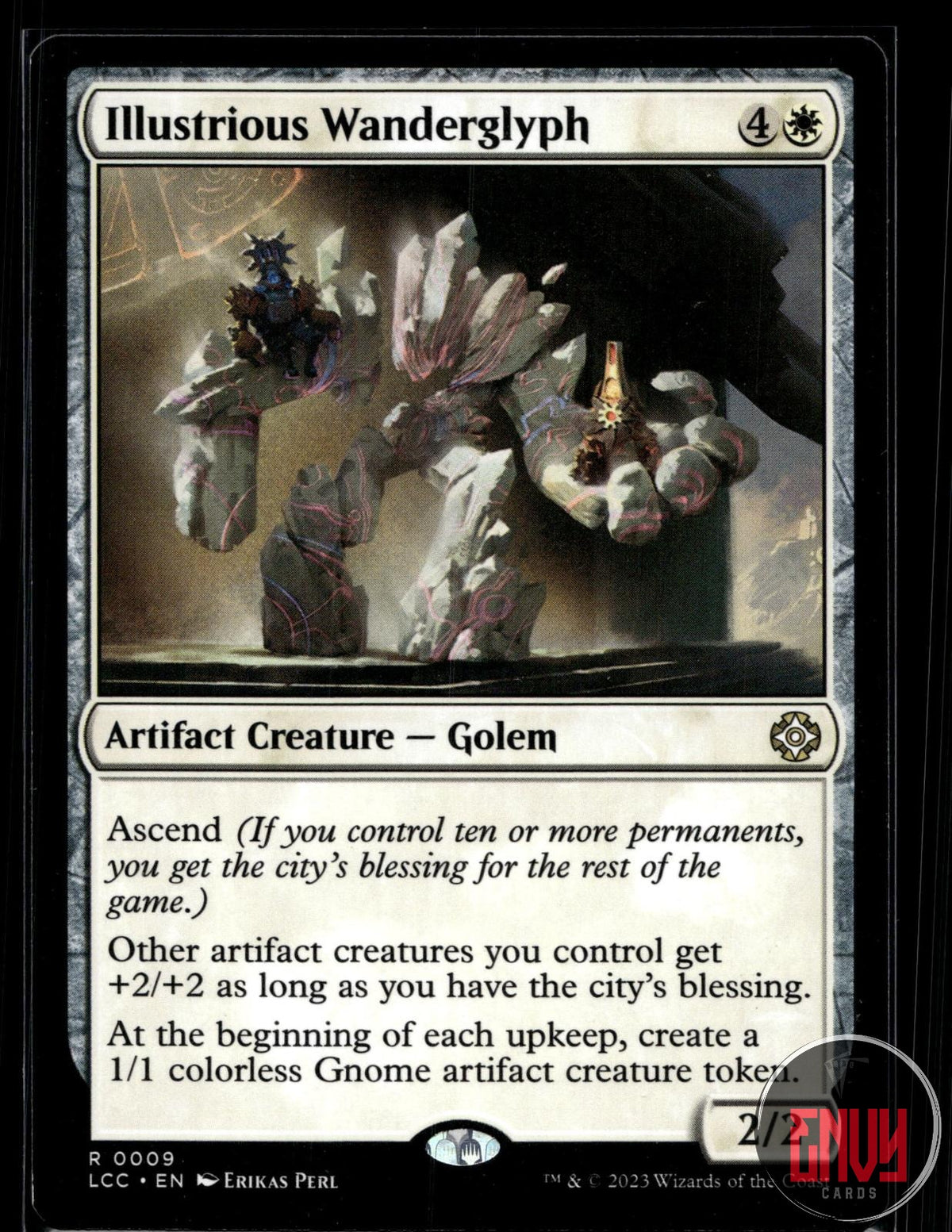 Illustrious Wanderglyph Near Mint 9 Rare Commander: The Lost Caverns of Ixalan