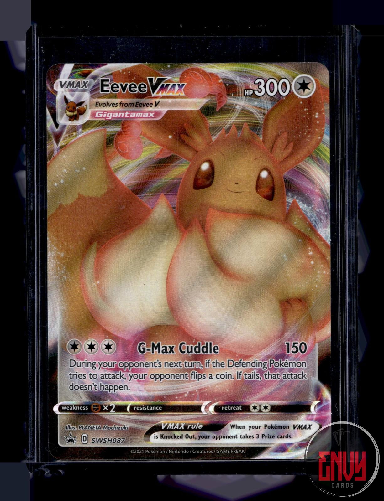 Eevee VMAX Near Mint SWSH087 Promo Sword & Shield Promo Pokemon Holo