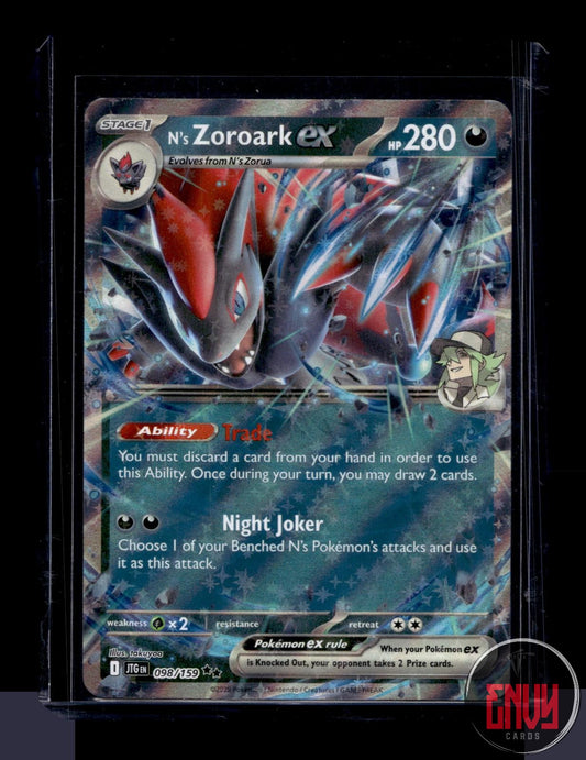 N's Zoroark ex Near Mint 098/159 Double Rare Journey Together Pokemon