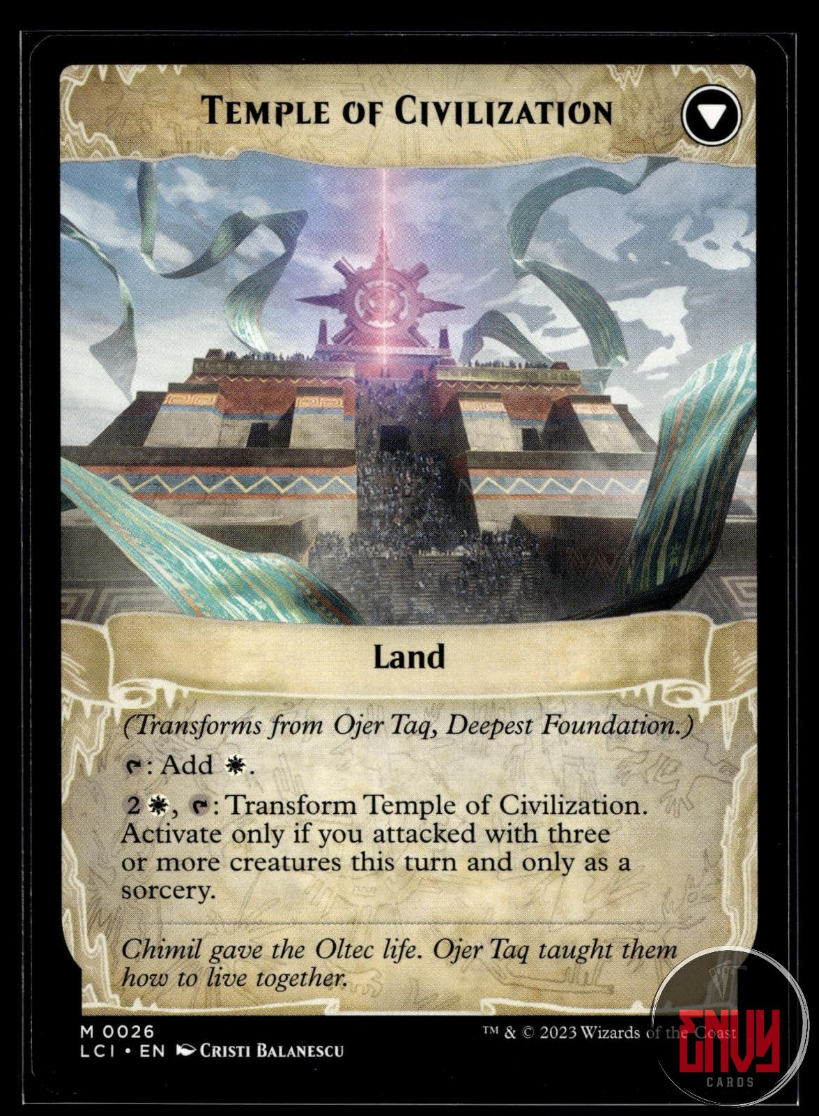 Ojer Taq, Deepest Foundation Near Mint 26 Mythic The Lost Caverns of Ixalan