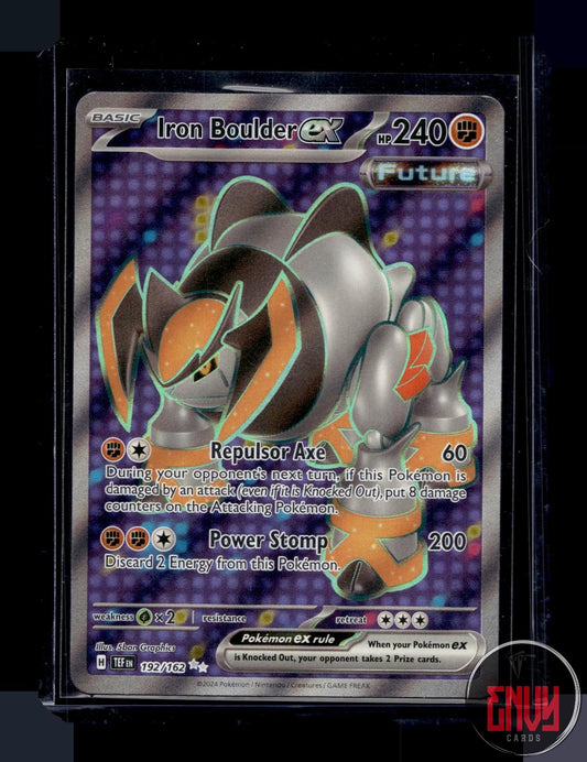 Iron Boulder ex Near Mint 192/162 Ultra Rare Temporal Forces Pokemon