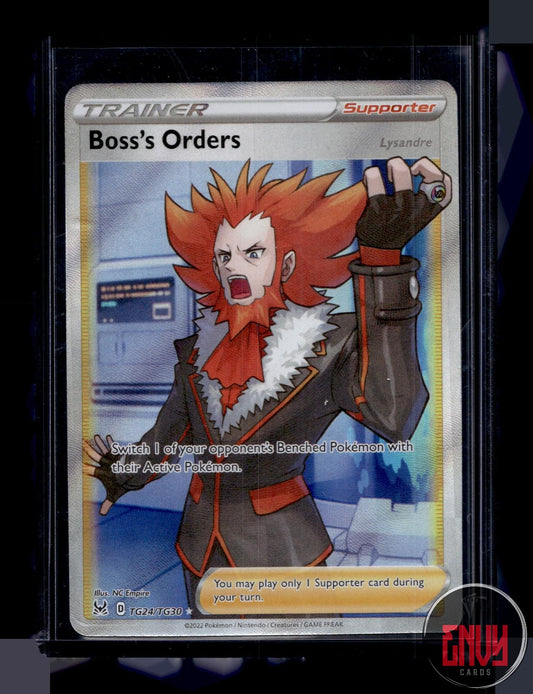 Boss's Orders NM TG24/TG30 Ultra Rare Lost Origin Trainer Gallery Pokemon Holo