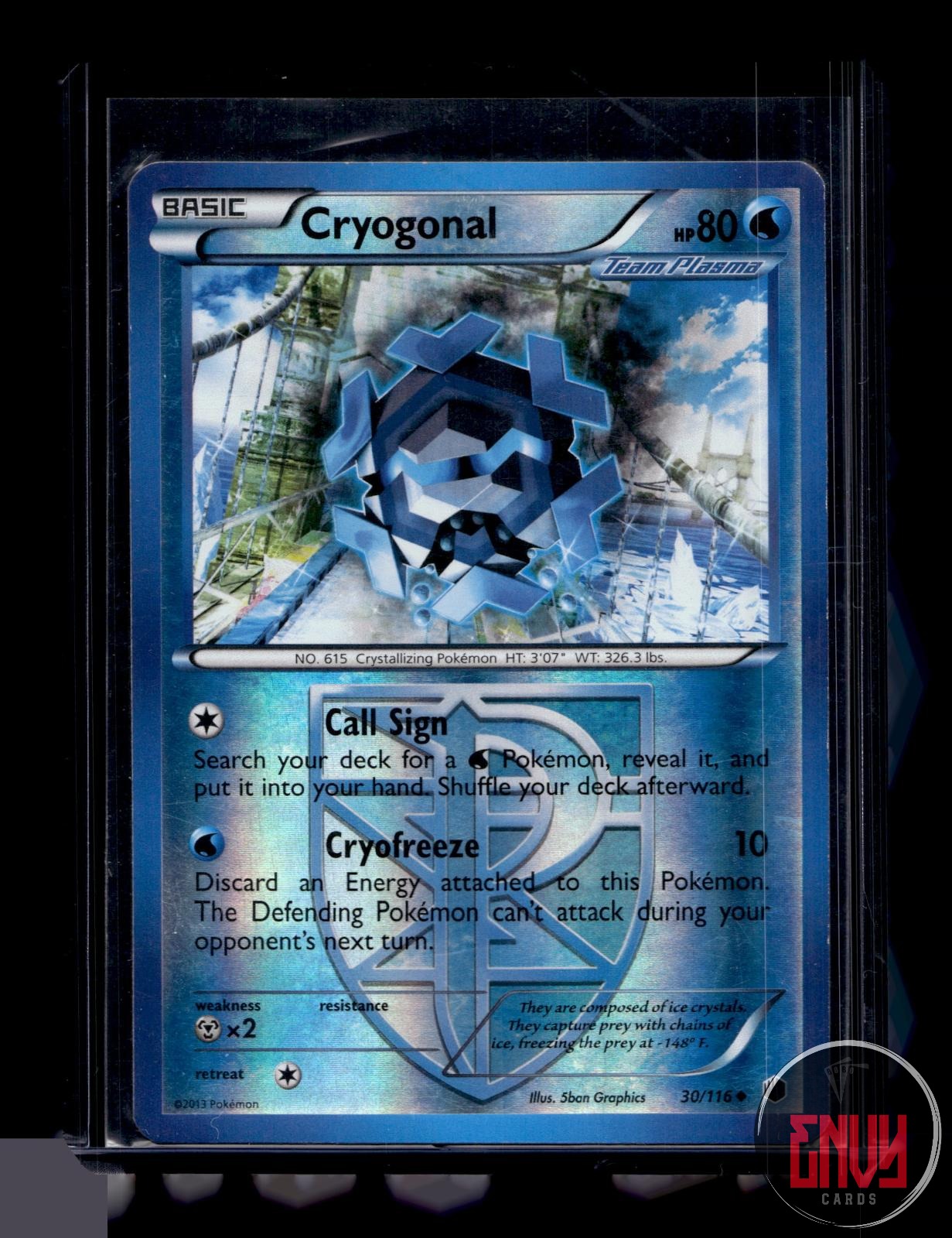 Cryogonal Moderately Played 30/116 Uncommon Plasma Freeze Pokemon