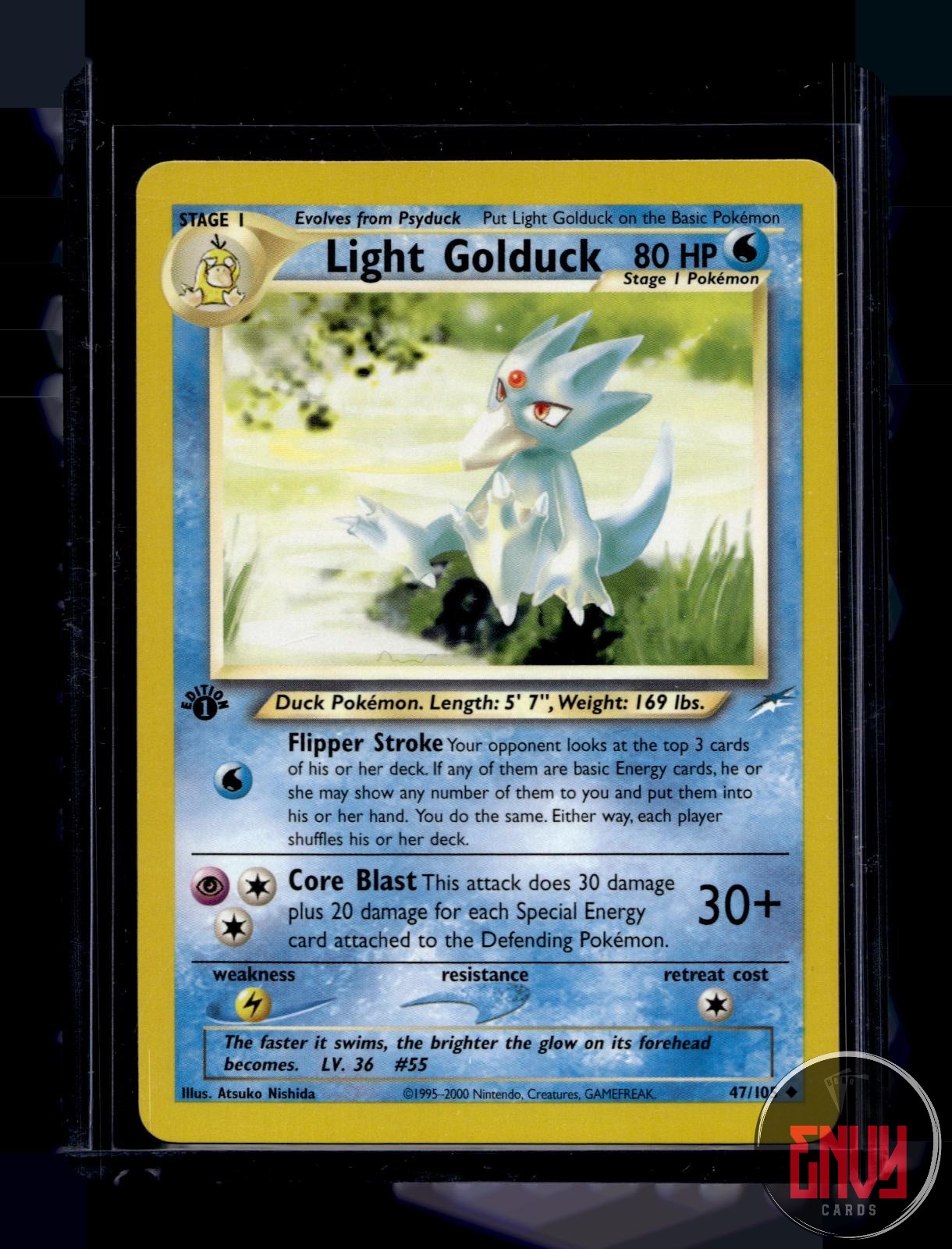 Light Golduck Lightly Played 47/105 Uncommon Neo Destiny Pokemon 1st Edition