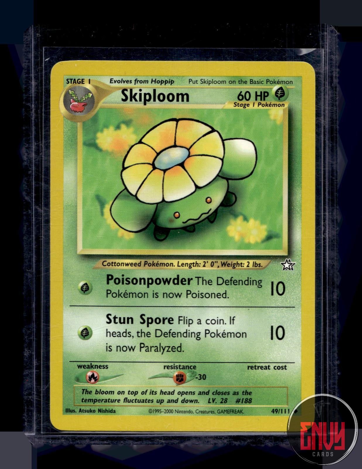 Skiploom Lightly Played 49/111 Uncommon Neo Genesis Pokemon Unlimited