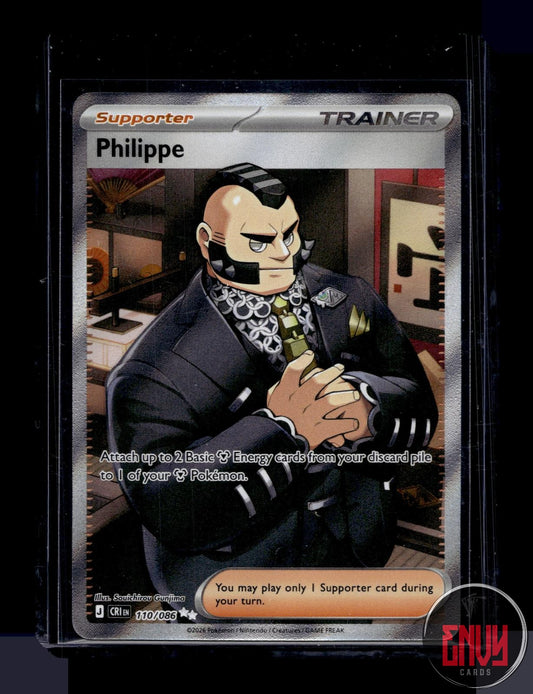 Philippe Near Mint 110/086 Ultra Rare ME04: Chaos Rising Pokemon