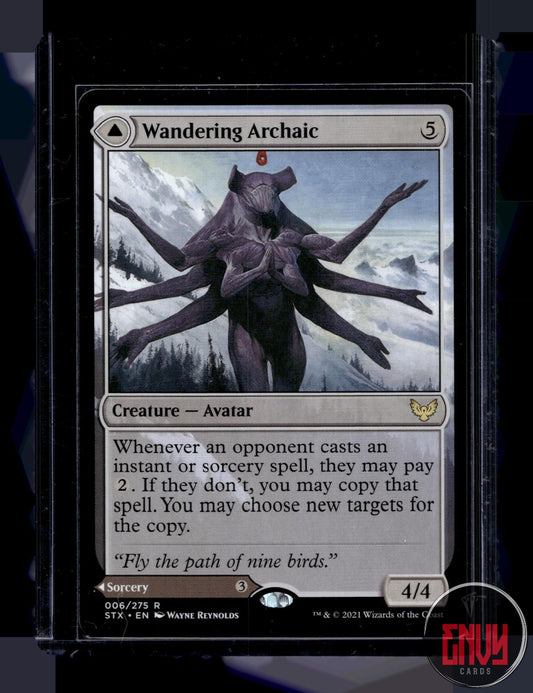 Wandering Archaic NM 6 Rare Strixhaven: School of Mages Magic: The Gathering