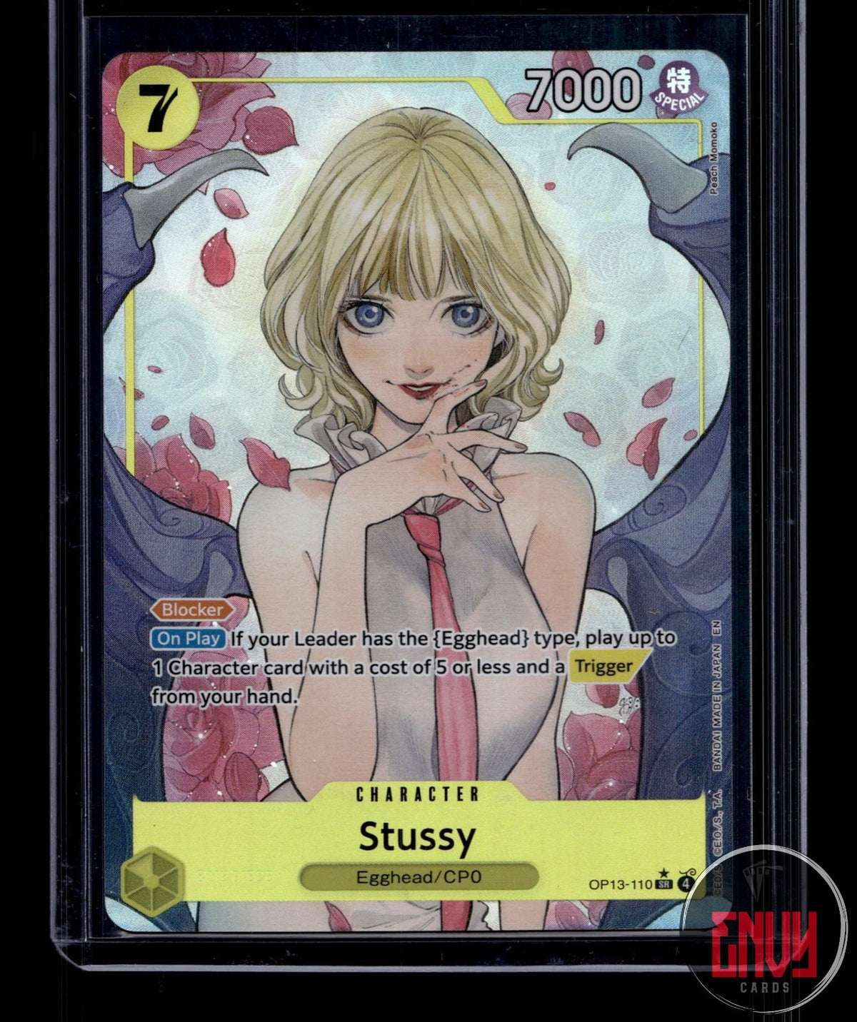 Stussy (Alternate Art) NM OP13-110 SR Carrying On His Will One Piece Foil
