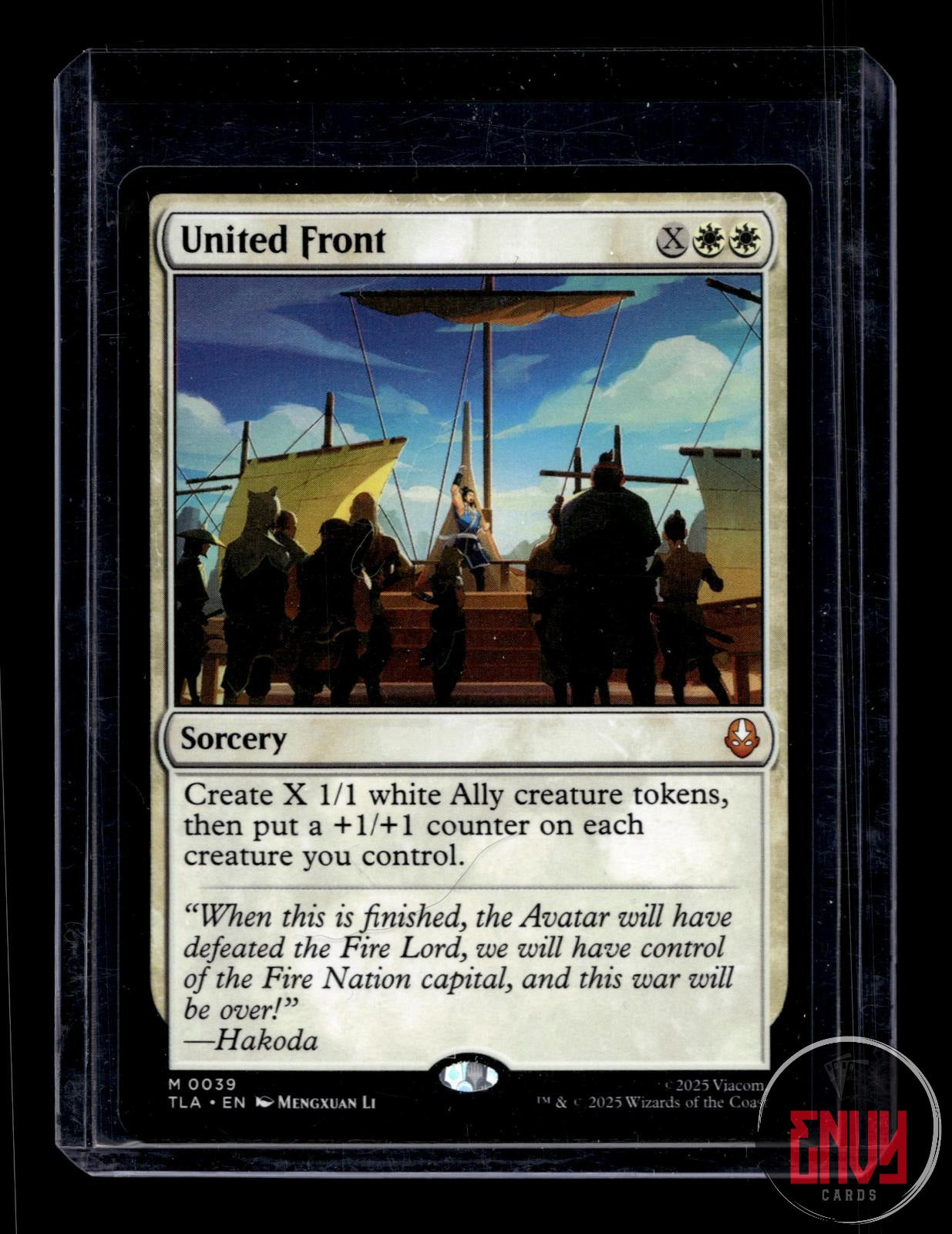 United Front Lightly Played 39 Mythic Avatar: The Last Airbender